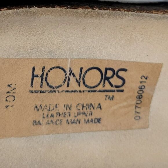 Honors Womens Size 10M  Suede Slides Flat Black. - Picture 5 of 7